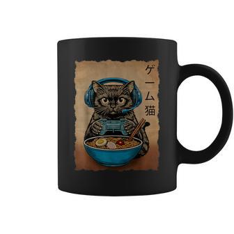 Ramen Cat Gaming Anime N Boys Japanese Gamer Coffee Mug | Seseable UK