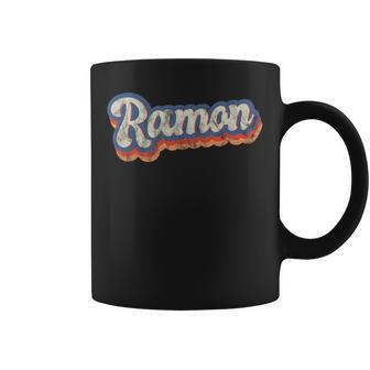 Ramon Camisa Personalizada Con Nombre De Los Años 70 Taza de café - Regaloses