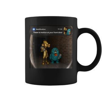 There Is Motion At Your Front Door Neegy Funky Ehh Meme Coffee Mug - Thegiftio UK