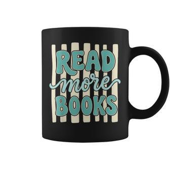 Read More Books Teacher Book Lover Reading Bookish Bookworm Coffee Mug | Seseable UK
