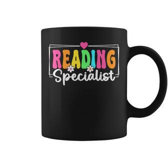 Reading Specialist Back To School Reading Teacher Coffee Mug | Seseable UK