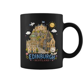 Recuerdo Deiaje Para Niños En Acuarela De Edimburgo Escocia Taza de café - Regaloses