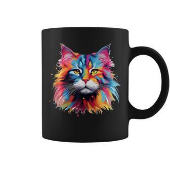 Regalo De Gato Maine Coon Para Amantes De Los Gatos In Mangas Taza de café - Regaloses