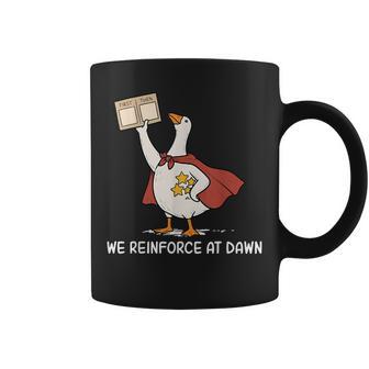 We Reinforce At Dawn Silly Goose Rbt Aba Behavior Therapist Coffee Mug - Thegiftio UK