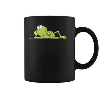 Relax Frosch Handgemaltes Lustiges Frosch Motiv Fun Tassen - Geschenkecke