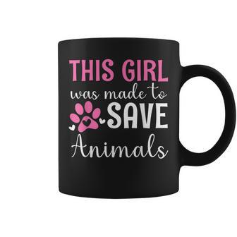Rescatador Animal Chica Perro Rescatador Animal Rescatador Taza de café - Regaloses