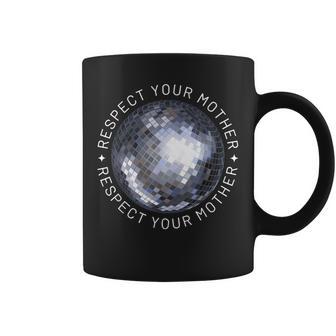Respect Your Mother Retro Mother's Day Disco Ball Coffee Mug | Seseable UK