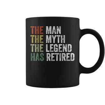 Retired 2026 The Man Myth Legend Has Retired Retirement Coffee Mug - Thegiftio UK