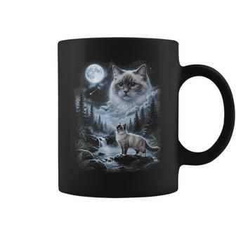 Retro Birman Cat Moon 90S Bootleg Meme Gatti Gattini Tazze - Novitaregali