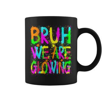 Retro Bruh We Are Glowing In My Glowing Era Colorful Coffee Mug - Thegiftio UK