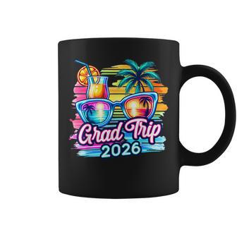 Retro Grad Trip 2026 Class Of 2026 Seniors Matching Graduate Coffee Mug | Seseable UK