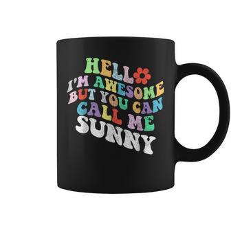 Retro Groovy Holaoy Increíble Pero Puedes Llamarmeunny Taza de café - Regaloses