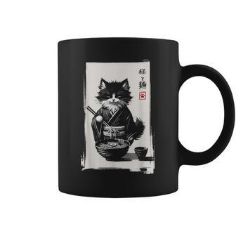 Retro Japanische Kawaii Anime Ramen Männer Kinder Frauen Katze Ramen Tassen - Geschenkecke