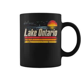 Retro Sunset Great Lakes Lake Ontario Sleeveless Coffee Mug | Seseable UK