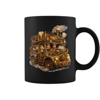 Road Tripteampunk En Famille Tasse - Cadeauxyz