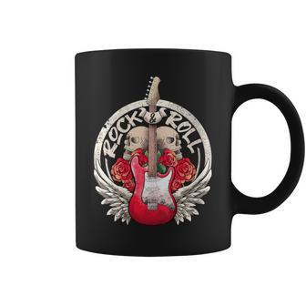Lets Rock & Roll Mainqueletteintage Rétro Rock Concert Tasse - Cadeauxyz