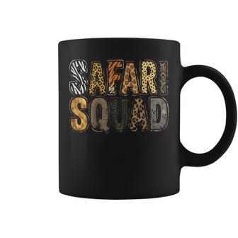 Safari Squad Animal Print Jungle Matching Kids Coffee Mug | Seseable UK