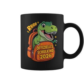 Schulkind 2026 Dino T-Rex – Einschulung Geschenk Für Jungen Tassen - Geschenkecke