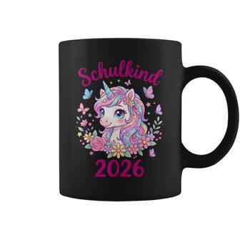 Schulkind 2026 Einhorn Einschulung Mädchen 1 Klasse Tassen - Geschenkecke