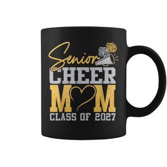 Senior Cheerleader Mom Cheer Class Of 2027 Graduation Women Coffee Mug - Thegiftio UK