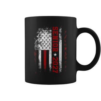 Senior Class Of 2027 Back To High School American Usa Flag Coffee Mug | Seseable UK