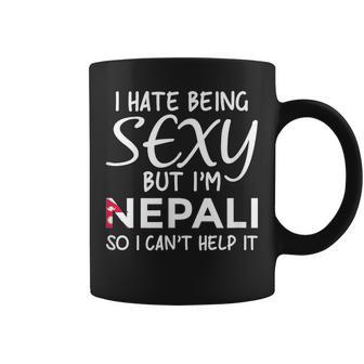 Serexy Nepalí Divertido Nepal Taza de café - Regaloses