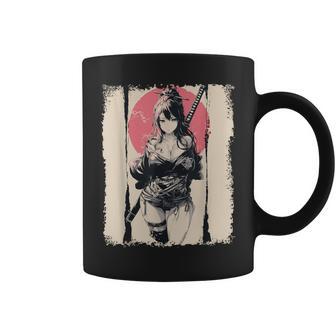 Sexy Anime Chica Japonésamurai Rojool Taza de café - Regaloses