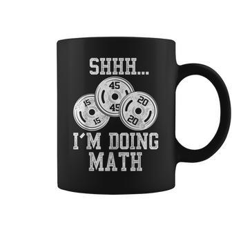 Shhh I’M Doing Math Gym Fitness Coffee Mug - Thegiftio UK