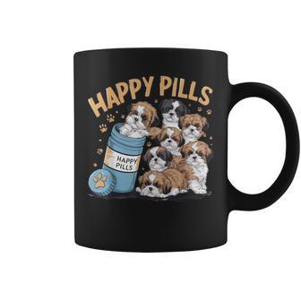 Shih Tzu Happy Pills Adorable Dog Lover Coffee Mug - Thegiftio UK