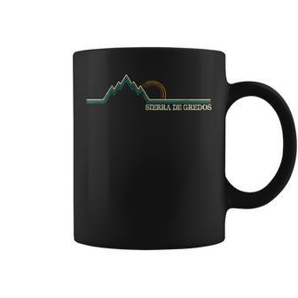 Sierra De Gredos De España Retro Escalada Esquíenderismo Taza de café - Regaloses