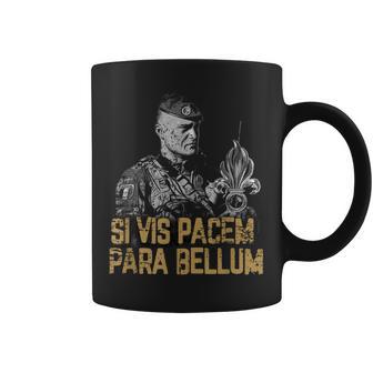 Siis Pacem Para Bellum French Legion Taza de café - Regaloses