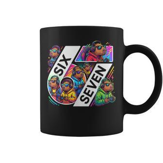 Sixeven 6-7 Capybara Pc O Consola Gamer Taza de café - Regaloses