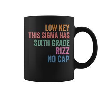 Sixth Grade Rizz No Cap Back To School 6Th Grade Coffee Mug - Thegiftio UK