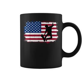 Skateboarding Skater Skate Board American Flag Boys Coffee Mug - Thegiftio UK