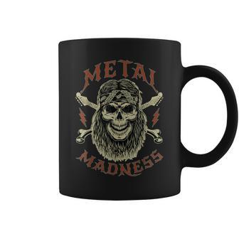Skeleton Metal Madness Amateur De Musique Rock Tasse - Cadeauxyz