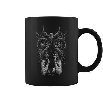 Skull Demon Cryptid Eldritch Horror Goth Occult Aesthetic Coffee Mug - Thegiftio UK