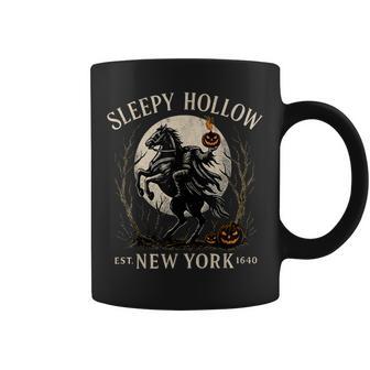 Sleepy Hollow Spooky Pumpkin Headless Horseman Halloween Coffee Mug - Thegiftio UK