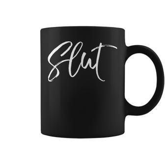 Slutty For For Public Naughty Adult Humor Slut Coffee Mug - Thegiftio UK