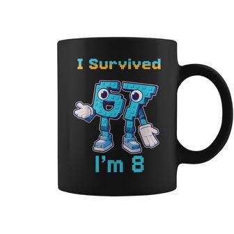 Sobreviví Aeisieteoy Niño De 8 Años De Edad Taza de café - Regaloses