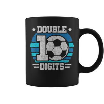 Soccer Birthday 10 Year Old Boy Double Digits 10Th Birthday Coffee Mug - Thegiftio UK