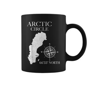 Souvenir Noruego Del Círculo Ártico De Noruega Taza de café - Regaloses