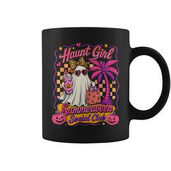Summer Goth Haunt Girl Summerween Social Club Coffee Mug - Thegiftio UK