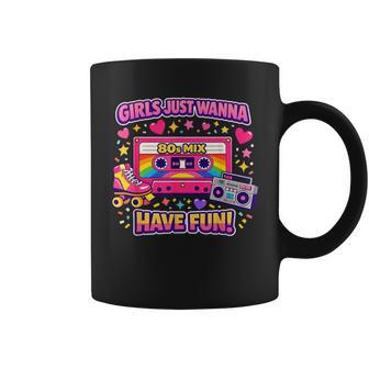 Süßes Mädchen Just Wanna Have Fun Throwback 80Er Jahre Party Kostüm Tassen - Geschenkecke