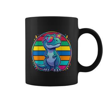 T-Rex Retro Kinder Frauen Lustiger Dinosaurier Tassen - Geschenkecke