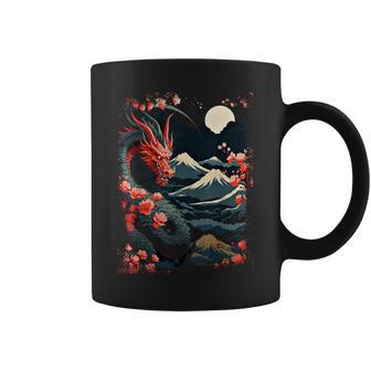Tatouage Japonais Esthétique Dragon Asiatique Japontyle Japon Tasse - Cadeauxyz