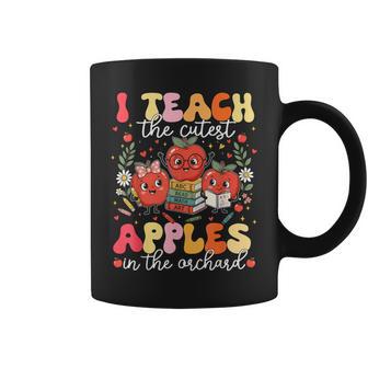 I Teach The Cutest Apples In The Orchard Apple Fall Teacher Coffee Mug - Thegiftio UK