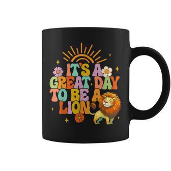 Teacher Life Back To School It's A Great A Day To Be A Lion Coffee Mug - Thegiftio UK