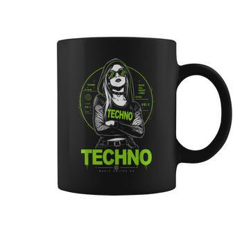 Techno Nun Rave Festival De Musique Électronique Dj Tasse - Cadeauxyz