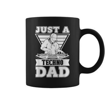 Techno Père Rave Dj Discothèque Musique Party Techno Tasse - Cadeauxyz