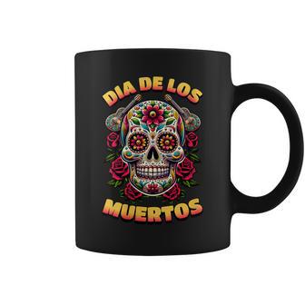 Tête De Mort Mexicaine Jour Des Morts Retrougarkull Tasse - Cadeauxyz